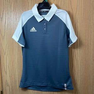 Adidas Boys Tennis Polo Shirt Sz Small